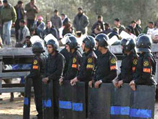 Cảnh sát chống bạo động Ai Cập đã được đặt trong tình trạng báo động từ ngày 28/1.